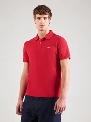 GANT Poloshirt Regular Shield Pique Polo rot
