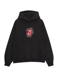 Sweatshirt rot / schwarz / wei