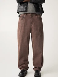 Pull&Bear Jeans burgunder