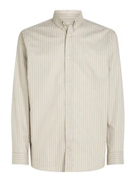 Hemd khaki / wei