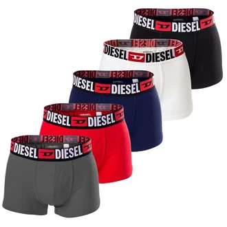 DIESEL Boxershorts UMBX-DAMIENFIVEPACK Trunks Schwarz/Grau/Rot/Blau/Wei DIESEL Boxershorts UMBX-DAMIENFIVEPACK Trunks Schwarz/Grau/Rot/Blau/Wei
