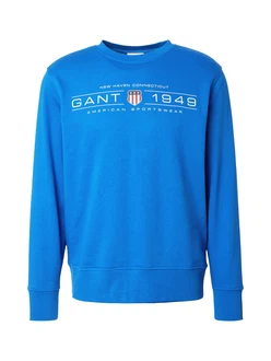 GANT Sweatshirt Gelb/Blau/Hellblau/Gelb/Blau/Hellblau/Gelb/Blau/Hellblau/Gelb/Blau/Hellblau/Gelb/Blau/Hellblau/Gelb/Blau/Hellblau/Gelb/Blau/Hellblau/Gelb/Blau/Hellblau/Gelb/Blau/Hellblau/Gelb/Blau/Hellblau/Gelb/Blau/Hellblau/Gelb/Blau/Hellblau/Gelb/Blau/Hellblau
