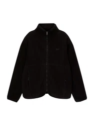 Pull&Bear Fleecejacke schwarz