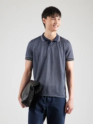 JOOP! Poloshirt 'Talon' navy / rauchblau / weiß