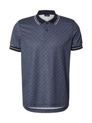 JOOP! Poloshirt 'Talon' navy / rauchblau / weiß