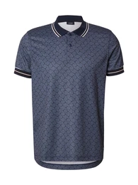 JOOP! Poloshirt 'Talon' navy / rauchblau / wei
