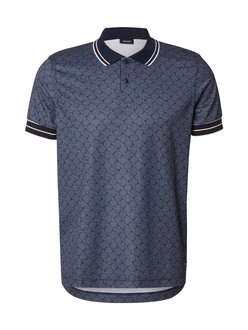 JOOP! Poloshirt 'Talon' navy / rauchblau / weiß