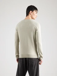 s.Oliver Strickpullover mit Strukturmix und Logo-Patch Khaki/Hellgrün/Grün/Grau/Beige