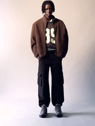 Pull&Bear Fleecejacke schoko