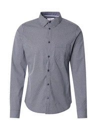 Hemd navy / wei