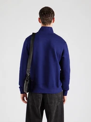 Jack & Jones Sweatshirt JORVesterbro Quarter Zip dunkelblau/weiß