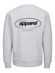 Jack & Jones Sweatshirt JJEBRADLEY GRAPHIC SWEAT CREW NOOS Grau/Grau/Grau/Grau/Grau/Grau/Grau/Grau/Grau/Grau/Grau/Grau/Grau/Grau/Grau/Grau