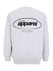 Jack & Jones Plus Sweatshirt 'JJEBRADLEY' grau/schwarz