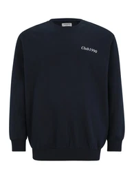 Plus Sweatshirt 'JJEBRADLEY' marine / kirschrot / wei