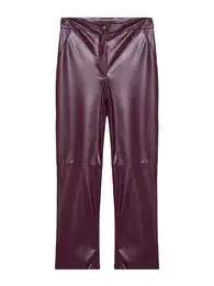 Kalhoty burgundská červeň