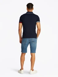 TOMMY HILFIGER Poloshirt dunkelblau/rot/weiß
