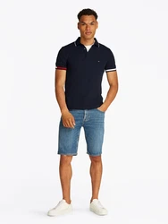TOMMY HILFIGER Poloshirt dunkelblau/rot/weiß