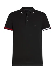 TOMMY HILFIGER Poloshirt rot/schwarz/weiß