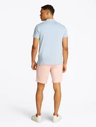 Tommy Hilfiger Poloshirt PLACKET INTEREST REG POLO hellblau/goldgelb/weiß