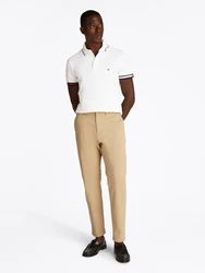 TOMMY HILFIGER Poloshirt rot/schwarz/weiß