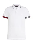TOMMY HILFIGER Poloshirt rot/schwarz/weiß
