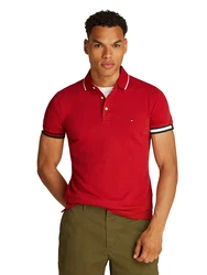 TOMMY HILFIGER Poloshirt navy / rot / weiß