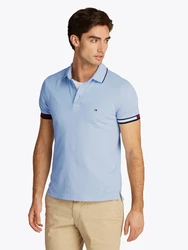 TOMMY HILFIGER Poloshirt navy / hellblau / weiß