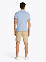 TOMMY HILFIGER Poloshirt navy / hellblau / weiß