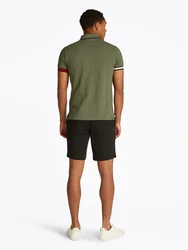 TOMMY HILFIGER Poloshirt khaki/rot/schwarz/weiß