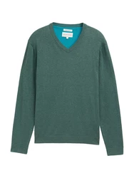 TOM TAILOR Pullover Grün/Türkis/Grün/Türkis