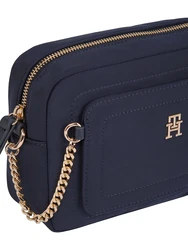 TOMMY HILFIGER Umhängetasche SPRING navy / gold