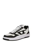 DIESEL Sneaker 'S-UKIYO V2' schwarz / weiß