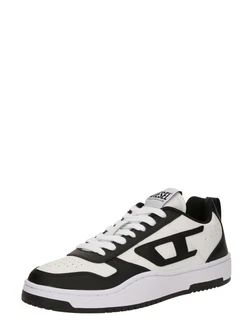 DIESEL Sneaker 'S-UKIYO V2' schwarz / weiß