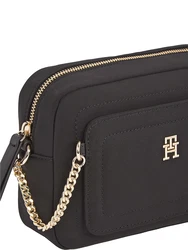 TOMMY HILFIGER Umhängetasche SPRING schwarz