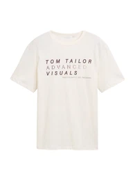 T-Shirt brombeer / offwhite