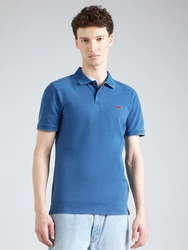 LEVI'S Poloshirt 'Housemark' blau