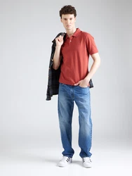 LEVI'S Poloshirt 'Housemark' orangerot