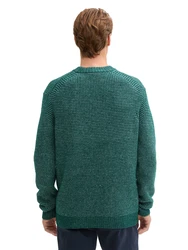 TOM TAILOR Pullover mint/schilf