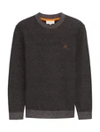 TOM TAILOR Pullover schwarzmeliert