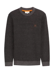 TOM TAILOR Pullover schwarzmeliert