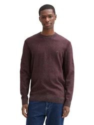 TOM TAILOR Pullover Dunkelrot/Bordeaux/Dunkelrot/Bordeaux/Dunkelrot/Bordeaux/Dunkelrot/Bordeaux/Dunkelrot/Bordeaux/Dunkelrot/Bordeaux/Dunkelrot/Bordeaux/Dunkelrot/Bordeaux