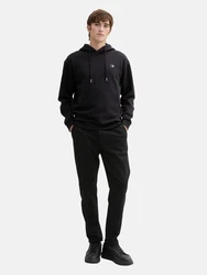 TOM TAILOR DENIM Sweatshirt schwarz/weiß