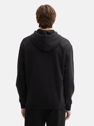 TOM TAILOR DENIM Sweatshirt schwarz/weiß