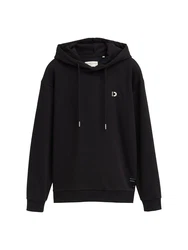 TOM TAILOR DENIM Sweatshirt schwarz/weiß