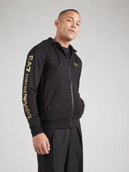 EA7 Emporio Armani Sweatjacke gold/schwarz