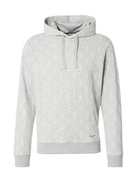Pullover hellgrau / wei