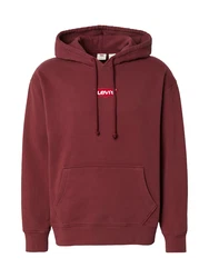 LEVI'S Sweatshirt Relaxed Graphic Hoodie weinrot