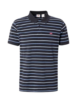 LEVI'S Poloshirt 'Housemark Polo' aqua/hellblau/dunkelblau/weiß