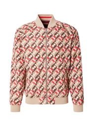 SCOTCH & SODA Jacke beige / schoko / rot / merlot