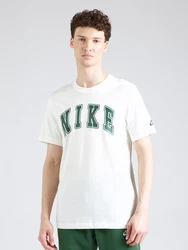 Nike Sportswear T-Shirt 'CLUB' elfenbein/dunkelgrn